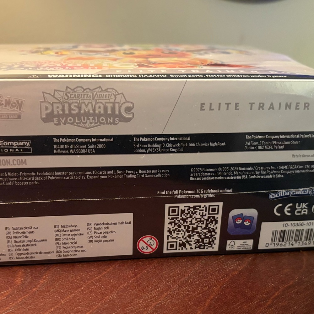 Pokemon Prismatic Evolution Elite Trainer Box - Vibrant Jewel Tones SEALED BOX - Picture 5 of 5